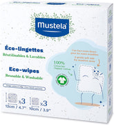 Wiederverwendbare Körper- und Make-up-Windeln aus 100 % GOTS-Baumwolle für Babys und die ganze Familie – reinigt die Haut und absorbiert Schmutz, geeignet für empfindliche Haut (6er-Pack)