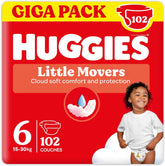 Huggies Babywindeln Little Movers, Disney-Design, Größe 6, 102 Stück (3 x 34), Monatsbox