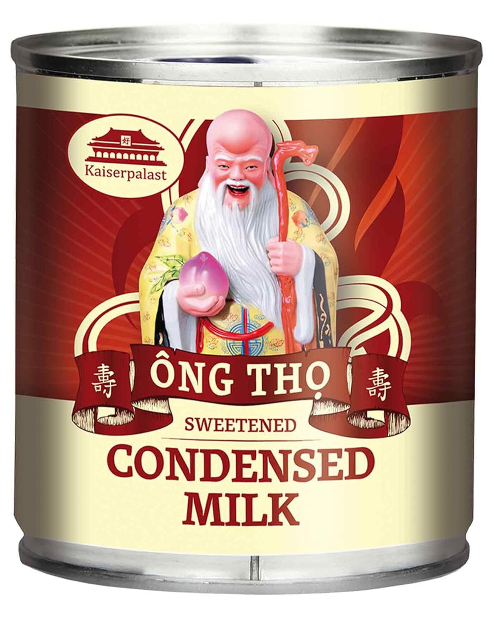 Kaiserpalast Kondensmilch 8% Fettanteil, gesüßt, zum Süßen von Kaffee und Tee oder zum Kochen und Backen, 1 x 397 g