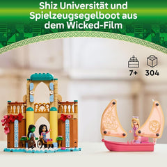 LEGO Wicked Glinda, Elphaba und Nessarose an der Shiz University, Segelboot und 3 Figuren, Spielzeugboot, Geschenk für Mädchen und Jungen ab 7 Jahren, Puppenhausliebhaber, 75681 Bausets. Besuchen Sie den LEGO-Store