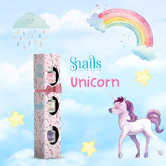 Snails Kids Nagellack-Geschenkset 510409, Mini-Einhorn, 3 x 5 ml, auf Wasserbasis, waschbar, sicher, vegan