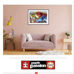 Educa - Puzzle mit 1000 Teilen für Erwachsene | Sant Jordi, Lily Brick. Abmessungen: 68 x 48 cm. Inklusive Fixpuzzle-Puzzlekleber. Seit 14 Jahren (19926) Puzzle Naty Shop