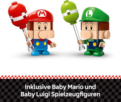 LEGO Mario Kart – Baby Mario Vs. Baby Luigi Nintendo-Sammelfiguren 2 baubare Speedmen-Spielzeuggeschenk für Jungen, Mädchen und Gamer ab 8 Jahren Abenteuerspielzeug 72034 Bausets Besuchen Sie den LEGO-Store