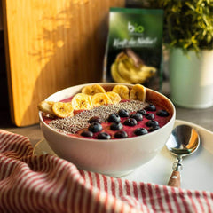 Biozentrale ganze Leinsamen | 7 x 400g Bio-Leinsamen | Ideal für Joghurt, Müsli und Brot | Alternative zu Flohsamen, Hanfsamen und Chiasamen