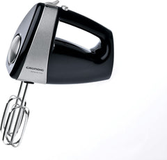 Grundig HM 5040 Premium-Handmixer (300 Watt), Schwarz-Silber Naty Shop