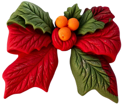 Essbare Weihnachtsblume kaufen – festliche Tortendekoration