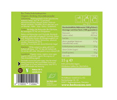 Mekong-Beutel, 25 Gramm Naty Shop Kakao und heiße Schokolade