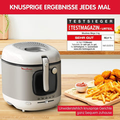 Fritteuse AM4800 Mega 2Kg, Ölfritteuse, Geruchsfilter, 1800 W Haushaltsgeräte Naty Shop
