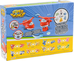 Super Wings Transform-A-Bots World Airport Crew – Serie 1 – Crew-Sammlerpaket – 15 Spielzeugfiguren – 2-Zoll-Actionfiguren Naty Shop