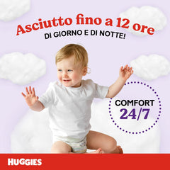 Huggies Ultra Comfort Windeln, Größe 4 (9–14 kg), Packung mit 72 Windeln