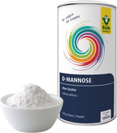 Raab Vitalfood® D-Mannose Pulver (220 G) - Frei Von Zusätzen, Vegan, Glutenfrei, Gut Löslich, Mit Meßlöffel in Der Dose, Vorratspackung, 100% D-Mannose (Gewonnen Aus Mais) Süßstoffe Naty Shop 220 G (1Er Pack)