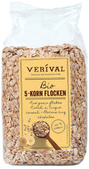 Verival 5-Korn Flocken - Bio, 6er Pack (6 x 500 g) Cereals Naty Shop Standardtitel