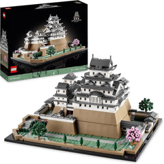 LEGO Architecture Himeji Castle Modellbausatz für Erwachsene, Landmark Collection, kreatives Garten- und japanisches Kultur-Fan-Set mit Kirschblütenbaum, Geschenk für Sie und Ihn, 21060 Bausätze. Besuchen Sie den LEGO-Store Single