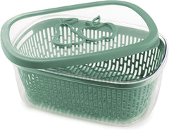 Fierăstrău pentru păstrarea aromei fructelor, plastic, verde, 4 LT - dreptunghiular Cutii depozitare alimente Naty Shop Verde 4 Lt - Rectangular