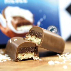 frankonia SCHOKOLADE OHNE ZUCKERZUSATZ Schokoriegel und Kokosnuss, 100 g (3x33 g)