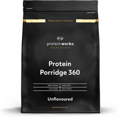 Protein Works - Protein Porridge 360 | Mit Zusätzlichen Vitaminen & Mineralien | Proteinreiches Frühstück | Kalorienarme Haferflocken | 13 Servings | Natürlich | 1Kg Cereale Naty Shop Default Title