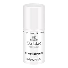 Alessandro Striplac White Honeymoon UV-Nagellack – Zart und langlebig – Einfache Entfernung dank der Entfernungstechnologie – Vegan und tierversuchsfrei – 8 ml