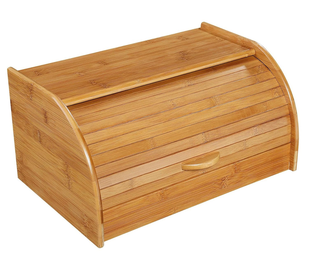 54118 Coș pentru pâine, bambus 40 x 26 x 20 cm, maro, 40.x 27.5 x x 21.5 cm Cutii depozitare alimente Naty Shop Titlu implicit