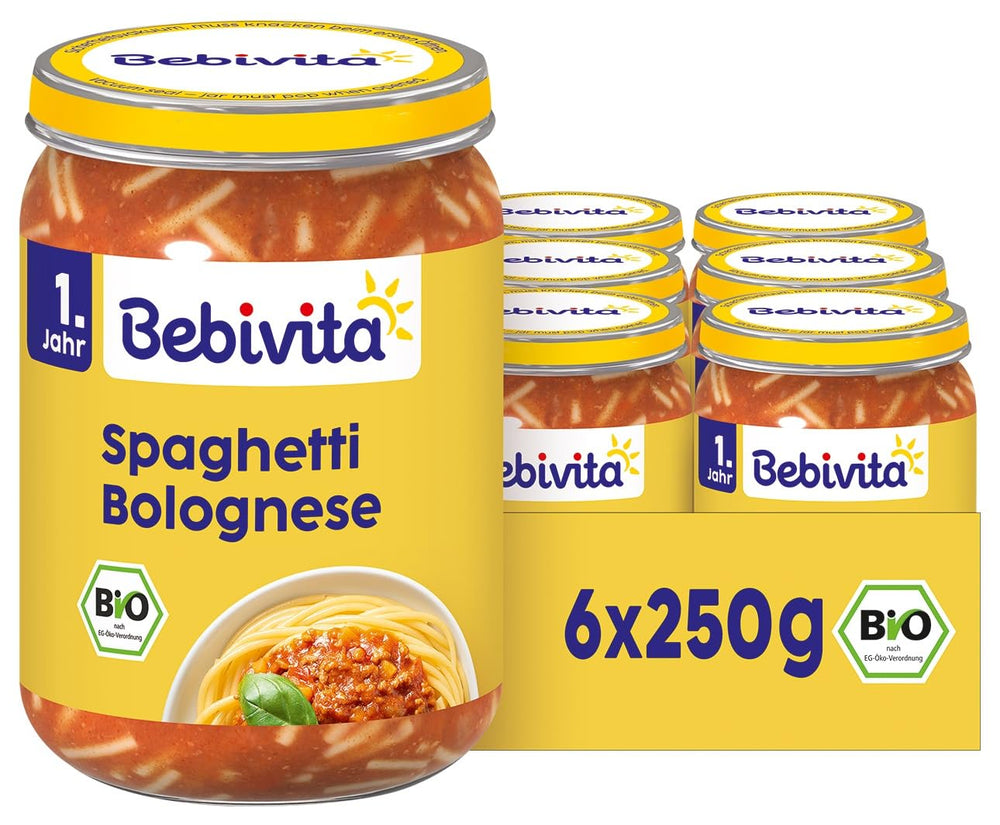 Spaghetti Bolognese für Kinder, 250g, 6er Pack (6 x 250g)