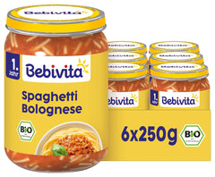 Spaghetti Bolognese für Kinder, 250g, 6er Pack (6 x 250g)