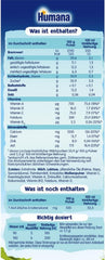 Humana Kindergetränk 1+, ab 1 Jahr, Milchpulver für Kindermilch, nährstoffreiche Milch für Kleinkinder, als gelegentliches Milchgetränk oder zur Mahlzeit, 650 g