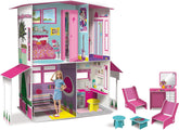 Lisciani - BARBIE Dollhouse - Barbie Dream Villa On Two Floors - 3D House To Build, Decorate And Design - Creative Craft And Construction Toy For Children 4 Years And Up Casute de papusi Naty Shop Titlu implicit