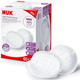 NUK High-Performance Einweg-Stilleinlagen Mit Sofort-Saugvlies | Einlagen Zum Stillen | Einzelverpackung | +40 % mehr Saugkraft | 60 Stück Babynahrung und Stillzubehör Naty Shop 60 Stück High Performance