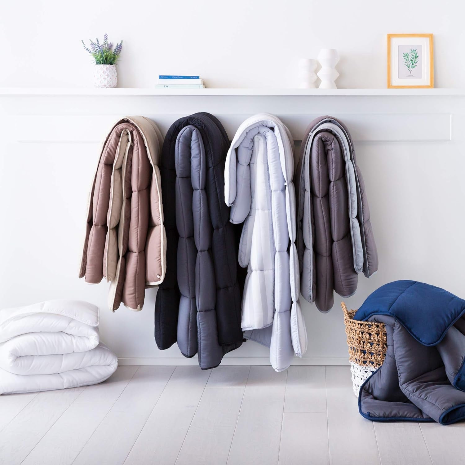 Linenspa 10.5 Tog All Season hipoalergenic Down Alternative Microfibre Duvet Super King Size Plapumi si pilote Naty Shop