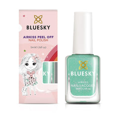 Bluesky Kids Nagellack – Türkis Splash, Türkisgrün. Leicht abziehbarer, ungiftiger, wasserbasierter, nicht gleitender Nagellack für Kinder, 5 ml