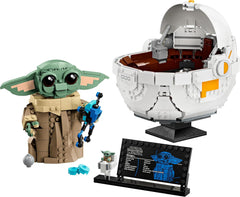 LEGO Star Wars 75403 Grogu in seiner mandalorianischen Repulsor-Wiege – Minifigur zum Sammeln – Modell zum Bauen, Spielen und Ausstellen – Heimdekoration – Geschenk für Jungen und Mädchen ab 10 Jahren. Bausätze. Besuchen Sie den LEGO-Store