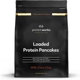 Protein Works – Proteinreicher Pfannkuchen | Premium Pfannkuchenmischung | Eiweißpfannkuchen | Protein-Pfannkuchen | 8 Portionen | Natürlich | 500G Mischung zum Backen und Kochen Naty Shop 500 G (1Er Pack) Natürlich