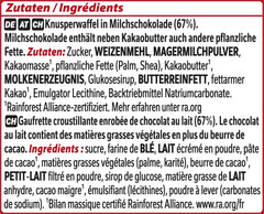 Nestlé KitKat Classic Schokoriegel, Milchschokolade, knusprige Waffelriegel, 24er-Pack (24 x 41,5 g)