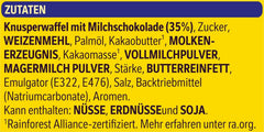 Vafă crocantă Nestlé, delicioasă bară de vafe cu ciocolată cu lapte, pachet multiplu, pachet de 1 (3x26g fiecare)