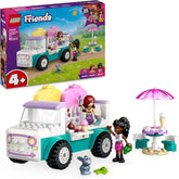 LEGO Friends Heartlake City Ice Cream Truck Rollenspielset 2 Figuren und ein Hase Bauset 4 Jahre alte Mädchen Spielzeugfigur Minifigur Bauspielzeug 42644 Bausätze Besuche den LEGO-Store Standardtitel