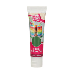 Colorant alimentar Funcakes Verde Frunză: Colorant alimentar foarte concentrat pentru aluat, cremă, fondant și marțipan. Dozare ușoară. Picătură individuală pentru a crea culori vibrante. Halal. 30 g.