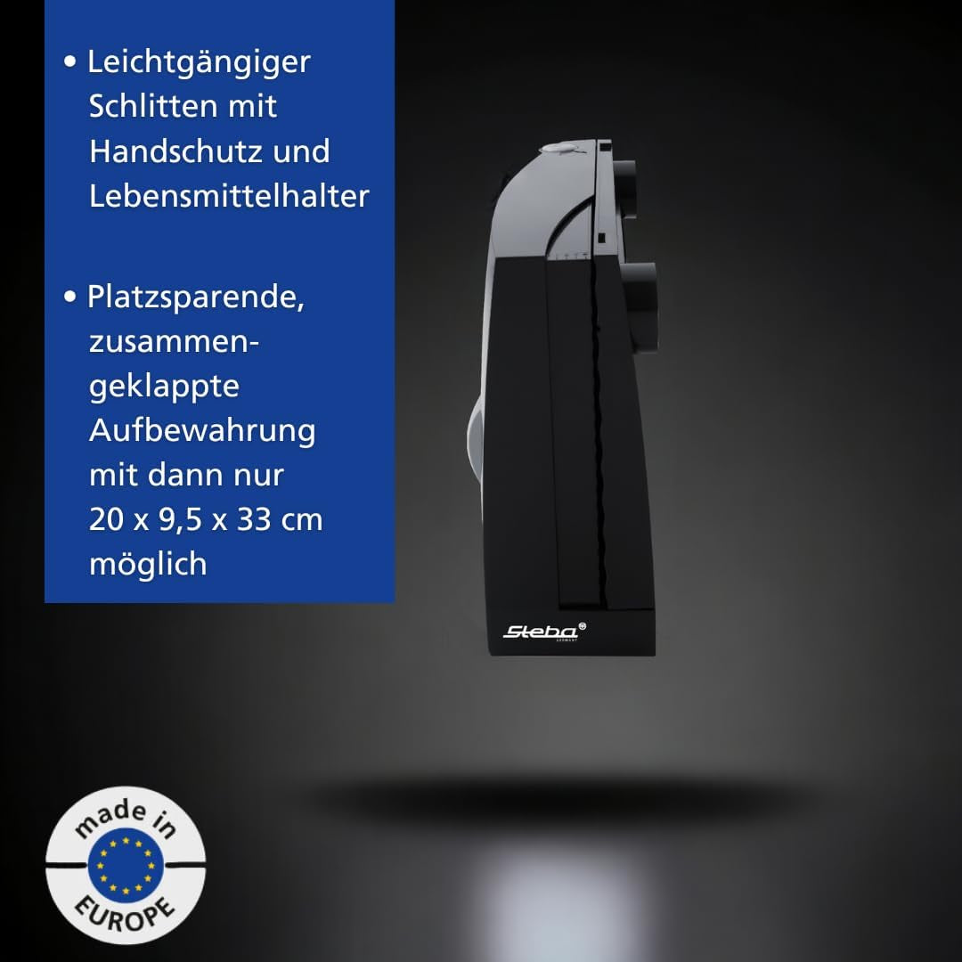 Feliator multifuncțional Steba, grosime de tăiere reglabilă până la 17 mm, protecție pentru mână Rasnite si Feliatoare Naty Shop