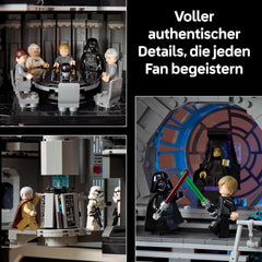 LEGO Star Wars Todesstern - Bauset für Erwachsene - Interaktives UCS-Ausstellungsmodell mit 36 Minifiguren inkl. Luke Skywalker, Han Solo & Darth Vader – Geschenk für Männer, Frauen und Fans – 75419