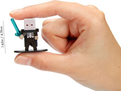 Jada Toys – Minecraft Blind Pack Nanofigs, Wave 2, Minecraft Legends Nano Metall-Sammelfigur, verschiedene Modelle, 4 cm, ab 3 Jahren, schwarz, Actionfiguren Naty Shop