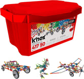 K'Nex Basic Fun Fantasie-Kreationsbereich 50 Modelle Baukasten, 417-teiliges Lernset, Technikspielzeug für Kinder, Konstruktionsspielzeug ab 5 Jahren, inkl. Aufbewahrungsbox