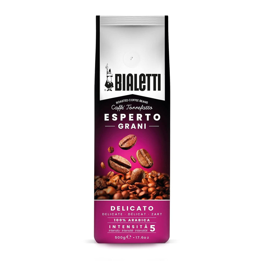 Bialetti Esperto Grani, aromă delicată, 500 grame Cafea Naty Shop 500 grame Delicat