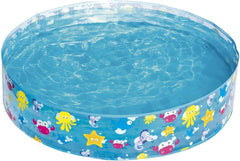 Kinderbecken Bestway FillN Fun, Sparking Sea, 122 x 25 cm, BW55028, Mehrfarbig, 122 x 122 x 25 cm