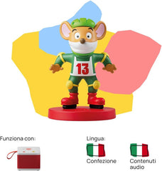 FFR13604 Geronimo Figurină sonoră Stilton-Un premiu de weekend sălbatic pentru Geronym, povești sonore, roz, Storie e Educativi Jucarii Bebe Naty Shop