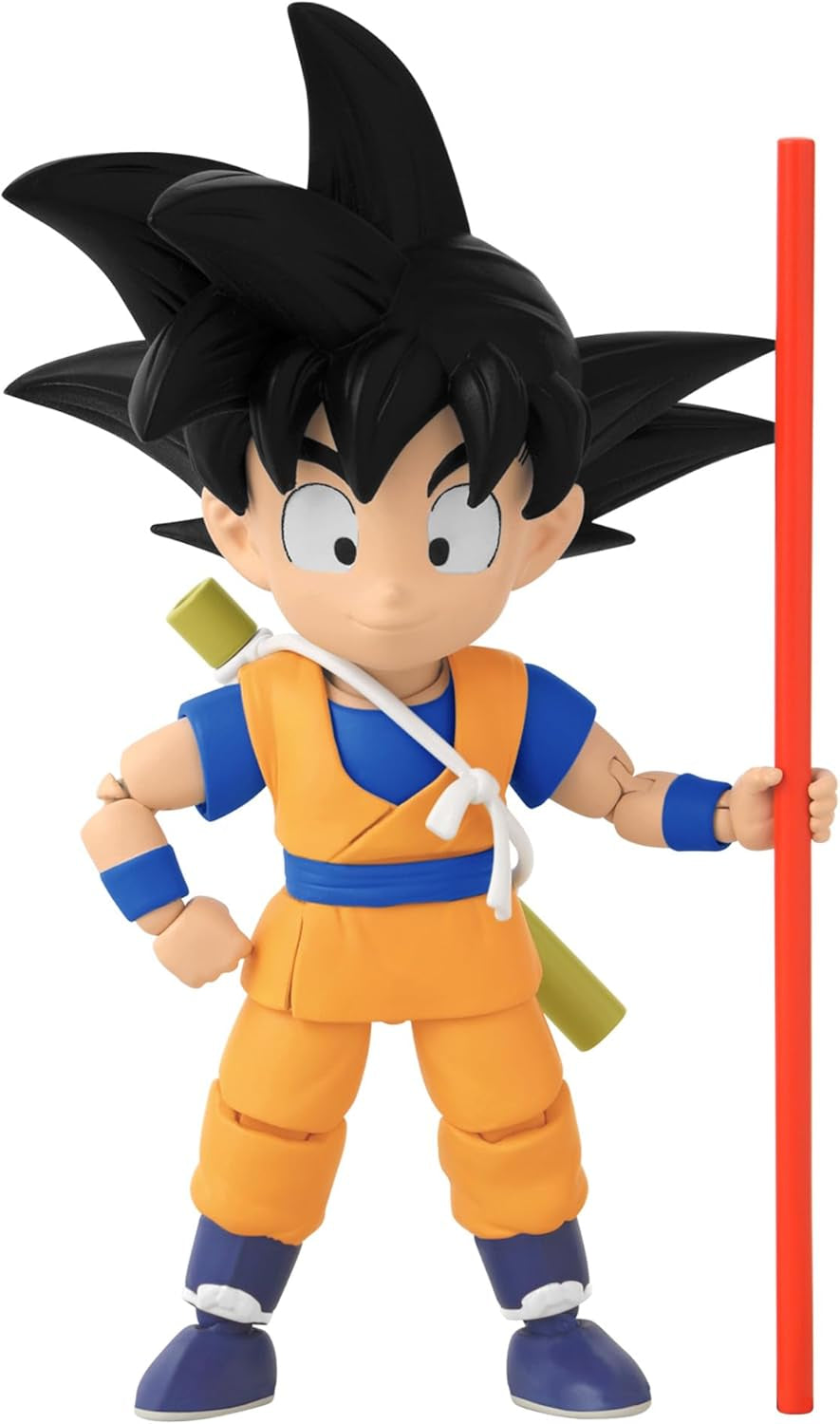 BANDAI – Dragon Ball Daima Kid Goku – Dragon Star Figur 17 cm – Kid Goku Figur mit Zubehör – offiziell lizenzierter Dragon Ball – bewegliche Mini-Goku-Figur – 4 Jahre altes Spielzeug – 40735 Actionfiguren Naty Shop Standardtitel