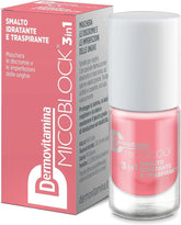 Microblock 3 in 1 Nagelpflege, Nagelpflege Pink – heilender Nagellack – Zehennagelbehandlung – Nagelstärkung – erhältlich in 16 Farben – 5 ml