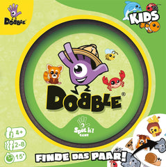 Zygomatic, Dobble Kids, Eco-Sleeves, Kinderspiel, Kartenspiel, 2-8 Spieler, ab 4 Jahren, 15 Minuten, Deutsch