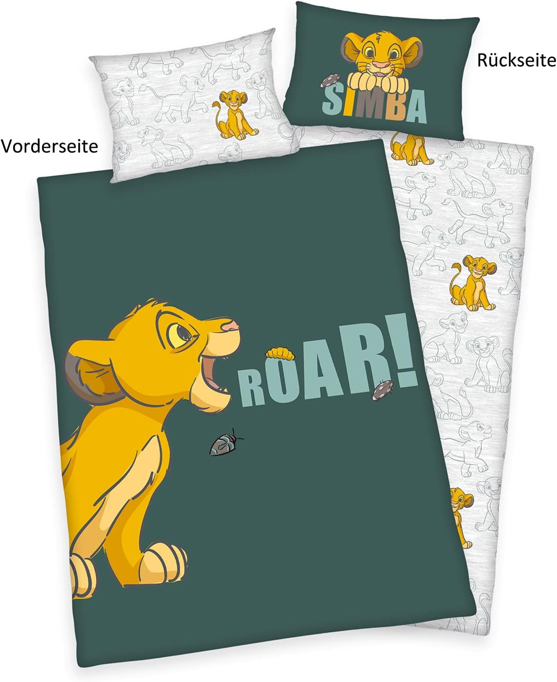 Lenjerie de pat, micul Simba Lenjerie de pat - copii Naty Shop