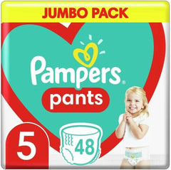 Pampers Pants Windeln Größe 5 (12-17 kg), 48 Stück, Schutz und Komfort. Einfach zu verwendende Pampers-Windeln.