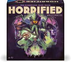 Ravensburger 22892 - Horrified: Lumea Monștrilor - Joc de societate cooperativ și captivant pentru vârste de 10 ani și peste, pentru seri de jocuri cu prietenii sau familia, pentru 1-5 fani Horrified
