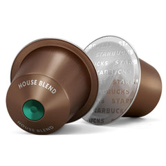 STARBUCKS House Blend by Nespresso, Mittlere Röstung, Kaffeekapseln 10 x 10 (100 Kapseln)