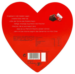 Ferrero Mon Chéri Heart – Cadou de ciocolată de Ziua Îndrăgostiților pentru el și ea – Ciocolată crocantă, lichior fructat și cireșe aromate – Pentru Ziua Îndrăgostiților, Ziua Mamei și Paște – 1 pachet de 147 g